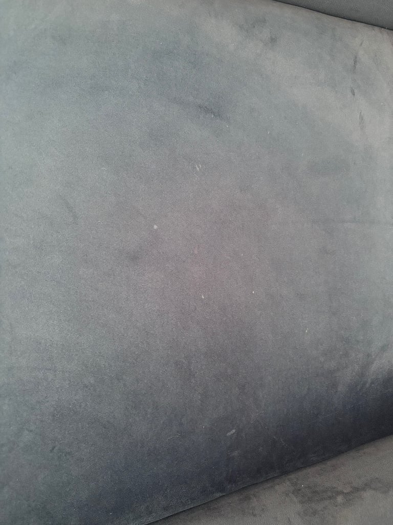 High back velvet chair 