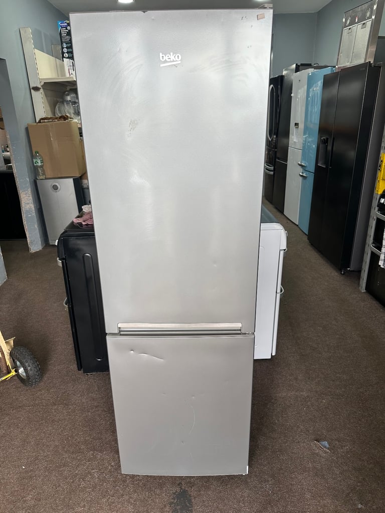 image for BEKO silver good condition frost free fridge freezer 