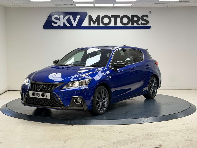 2018 Lexus CT 200h 1.8 F-Sport 5dr CVT HATCHBACK PETROL/ELECTRIC Automatic