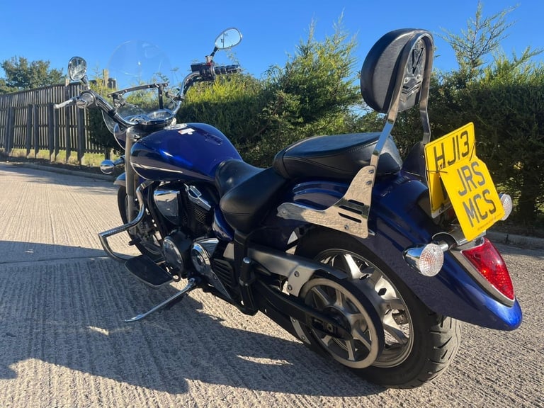 2013 13 YAMAHA XVS 1300 MIDNIGHT STAR CUSTOM CRUISER TOURER XVS1300 - 12k MILES