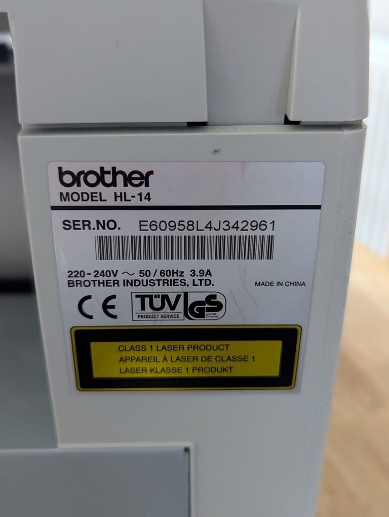 Brother HL-1430 Laser Printer plus Toner