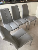 Free 4 Grey dinning chairs 