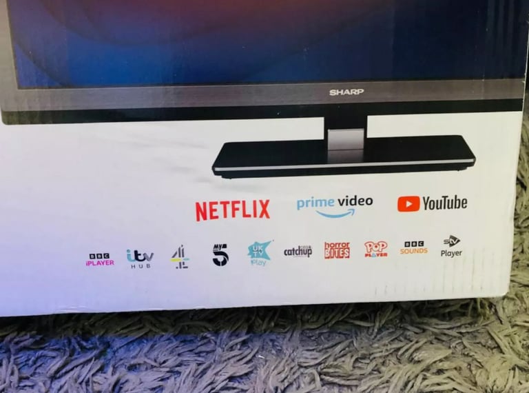 SHARP 1T-C24EE7KC2FBD 24” Smart HD Ready LED TV with Built-in DVD Player