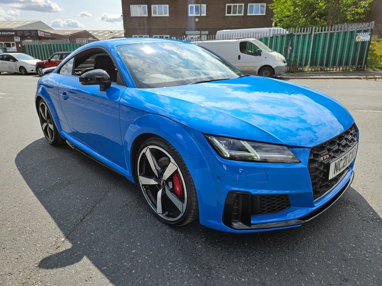 2021 AUDI TT 50 TFSI 320 Quattro TTS Vorsprung S Tronic Blue Damaged Repaired