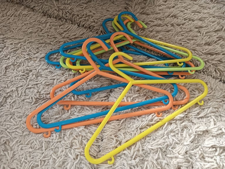 Children's IKEA wardrobe, labelled drawers and hangers 