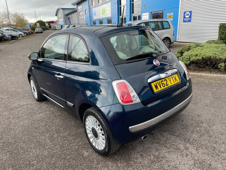 2012 Fiat 500 1.2 Lounge Hatchback 3dr Petrol Manual Euro 4 (69 bhp) Petrol