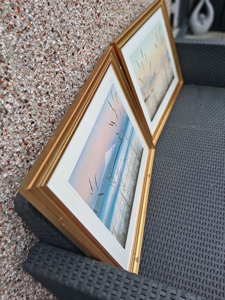 Matching framed artwork