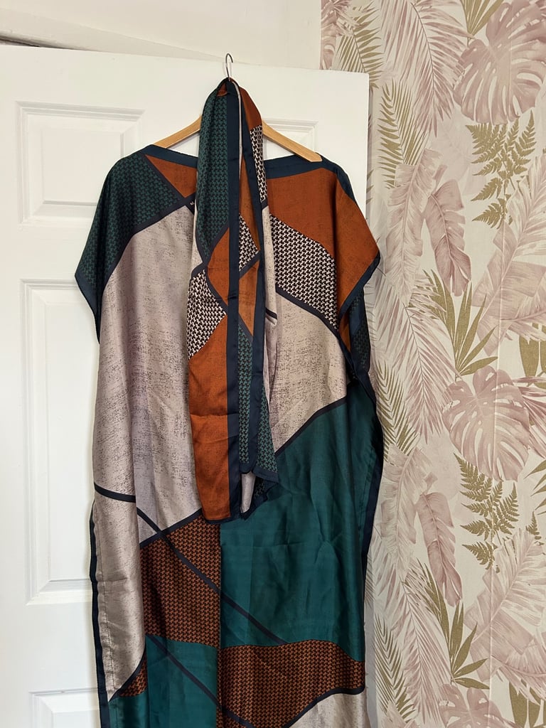 Abaya kaftan dress freesize loose 