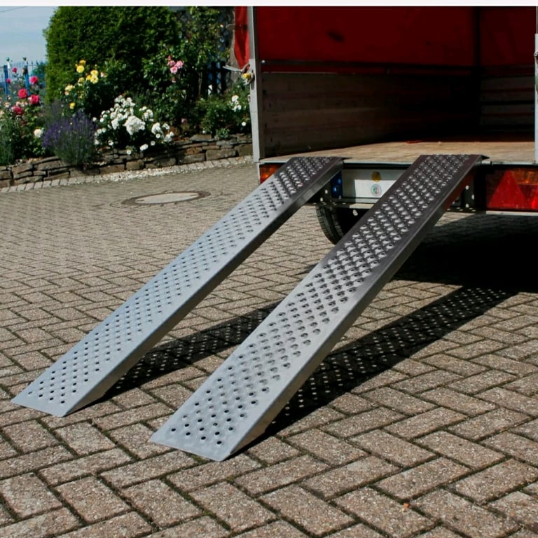 6ft galvanised loading ramps van truck car trailer quad lawnmowers in