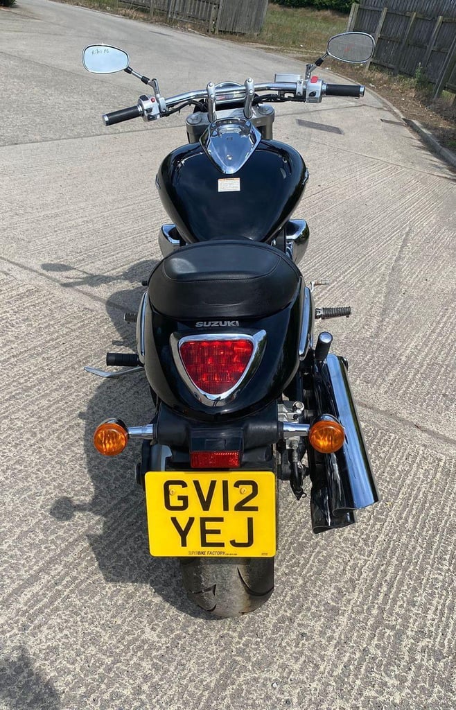2012 12 SUZUKI VZ 1500 L0 INTRDUER VZ1500 BLACK CUSTOM CRUISER BOULEVARD NEW MOT
