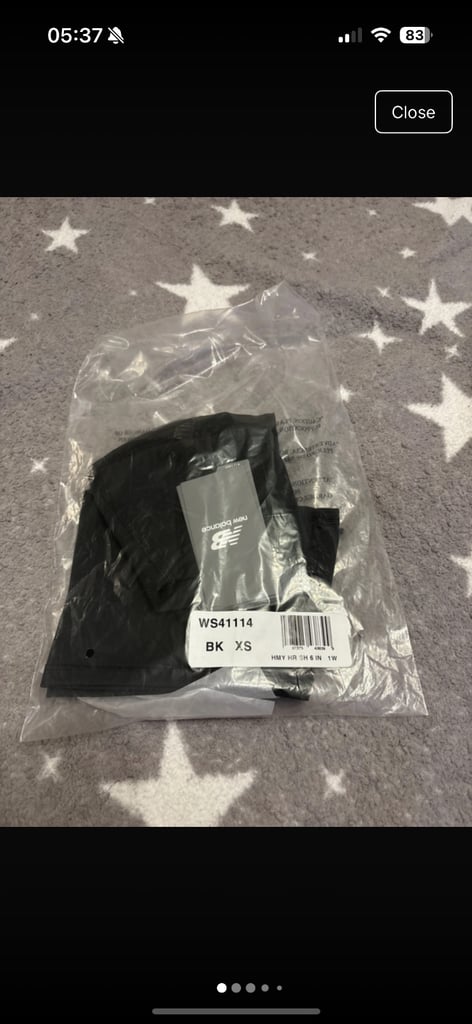 BNWT uk XS / teen black shorts 