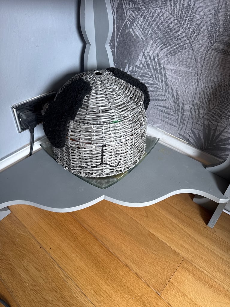 Wicker storage tub 