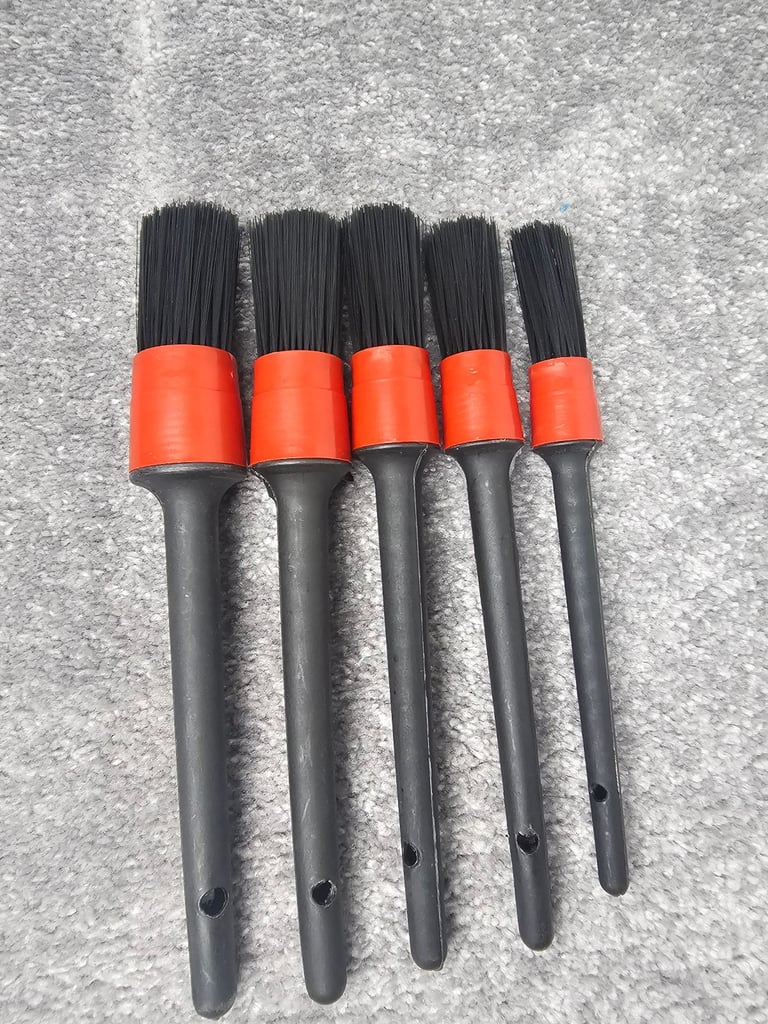 Car detailing brush set 