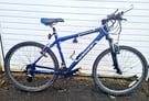 Mountain bicycle,21speed,19inch allu frame,rear light,front suspension,can deliver