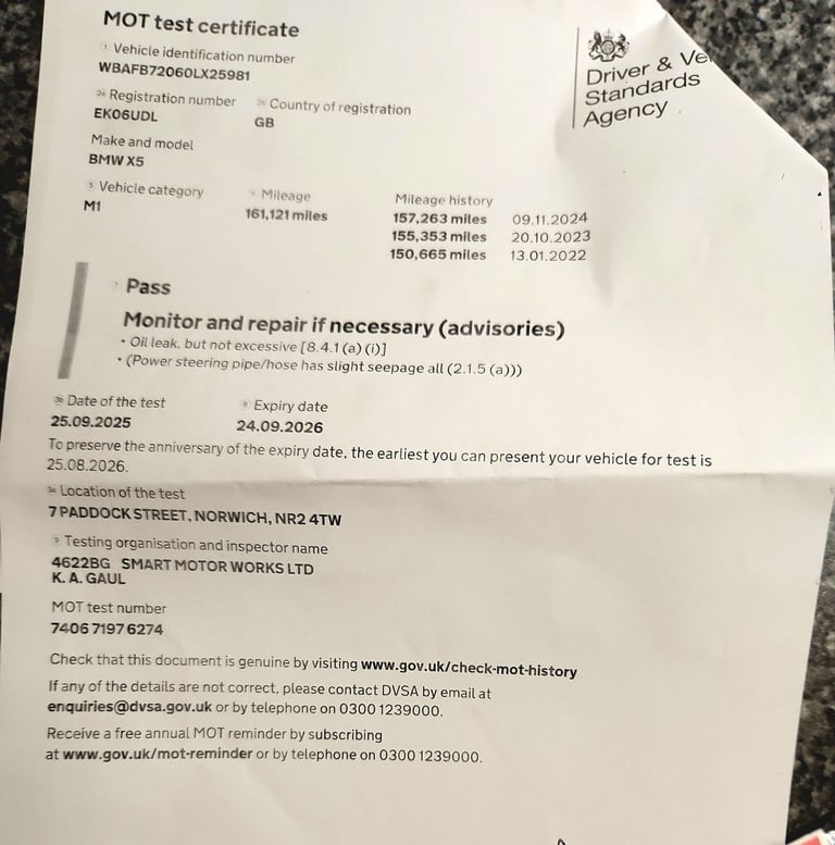 BMW X5 3.0d Sport Auto – Excellent Condition – Long MOT – Recent £3,800 Spend