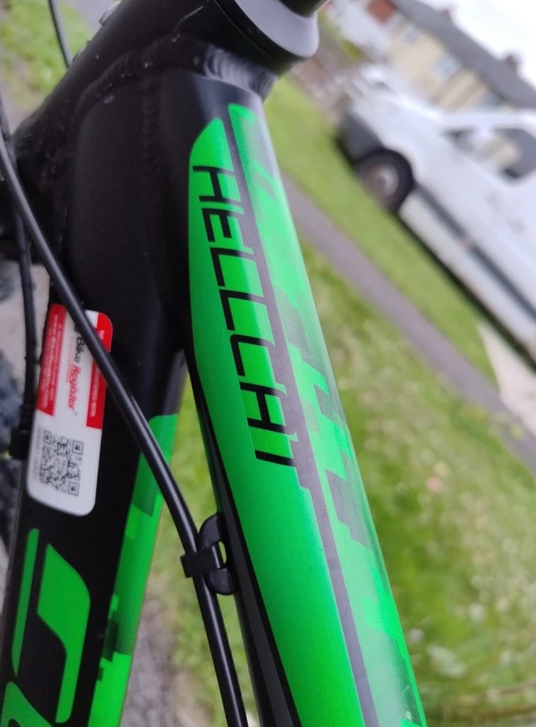 Carrera Hellcat 29 Men's Mountain Bike Large Green Limited Edition