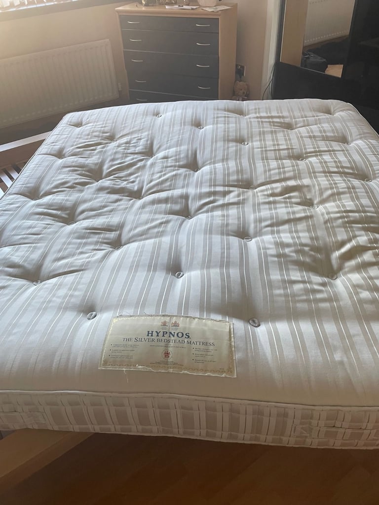 King size bed and mattress for sale 