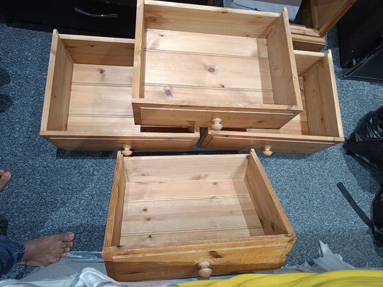 Wooden chest Drawer 