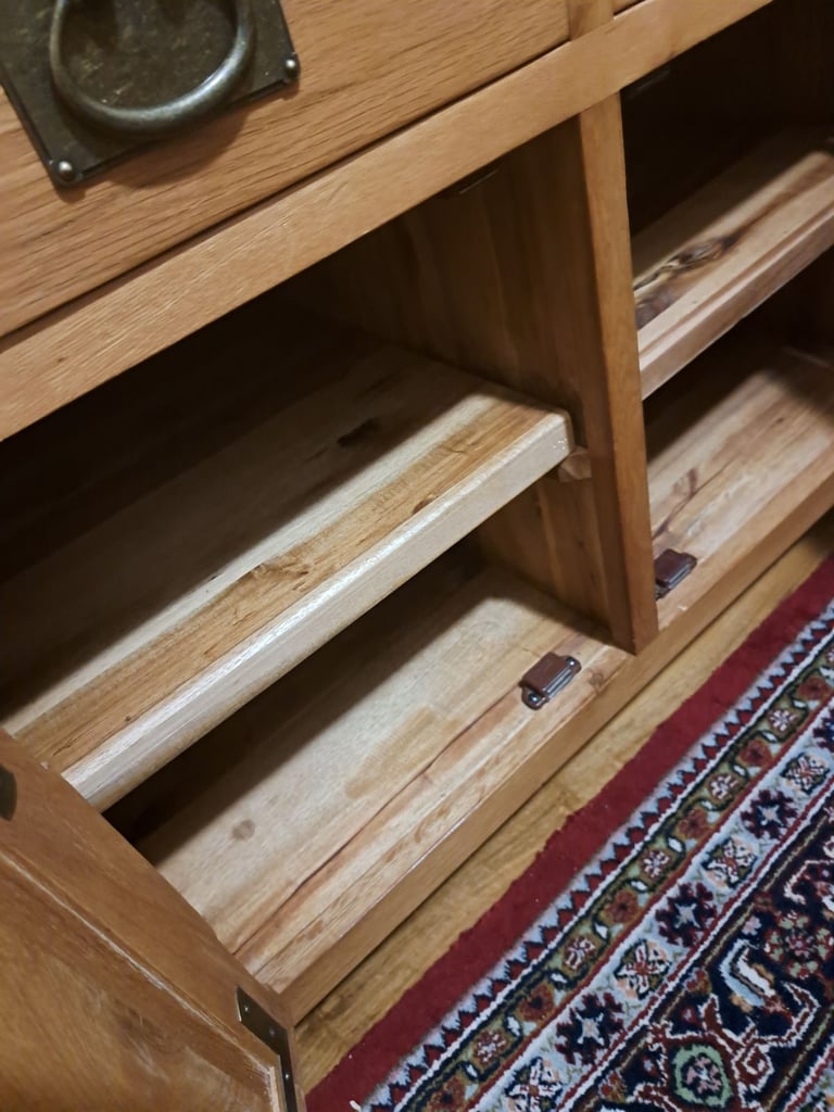 Solid oak sideboard 100cm 90cm 55cm 