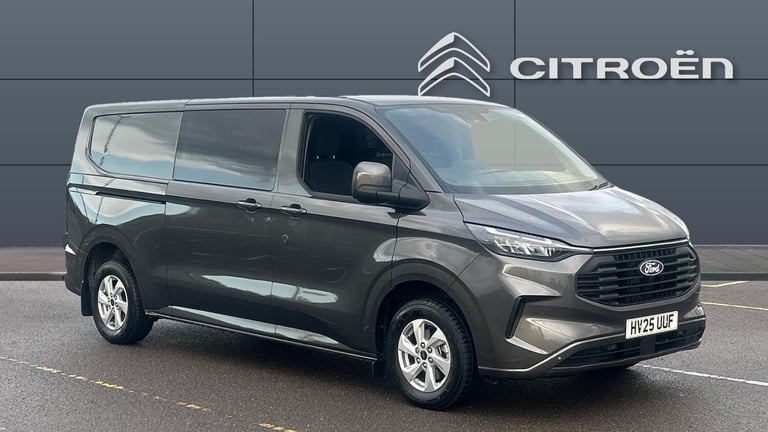 2025 Ford Transit Custom 320 L2 Diesel Fwd 2.0 EcoBlue 136ps H1 Double Cab Van Limited Crew Bus D...