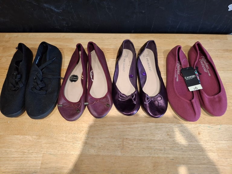 image for 4 x Womens Shoes Size 6