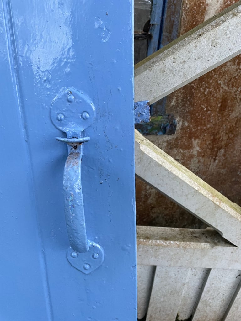 Reclaimed Doors, Painted Ledge & Brace Doors