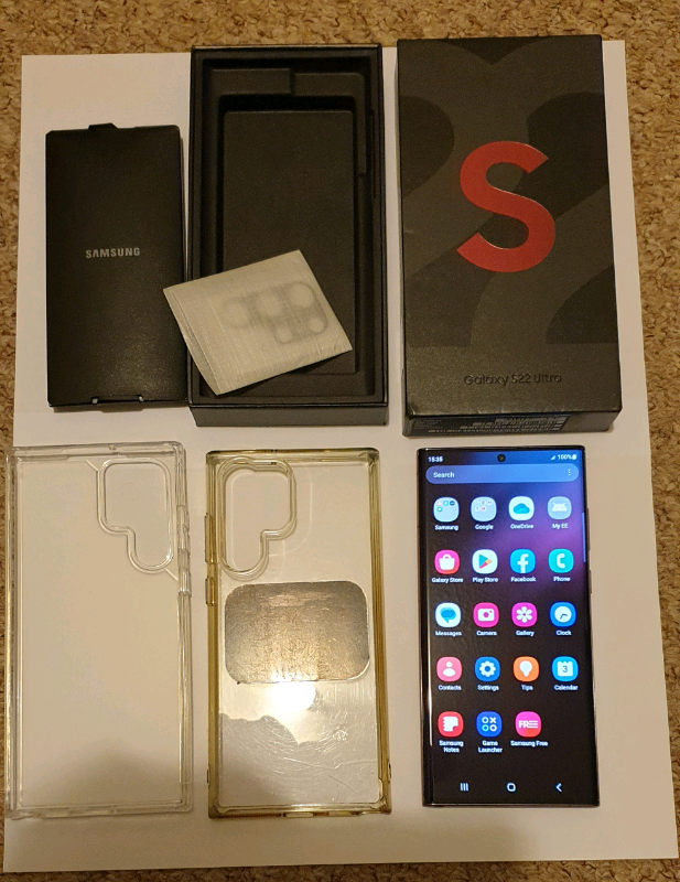 Samsung Galaxy S22 Ultra SM-S908B/DS 512GB Burgundy Unlocked london