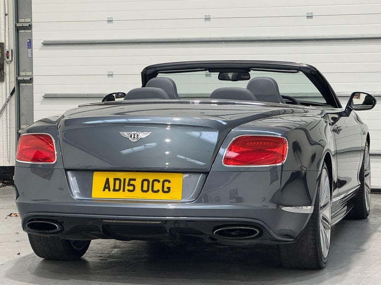 2015 Bentley Continental 6.0 W12 Speed 2dr Auto CONVERTIBLE PETROL Automatic