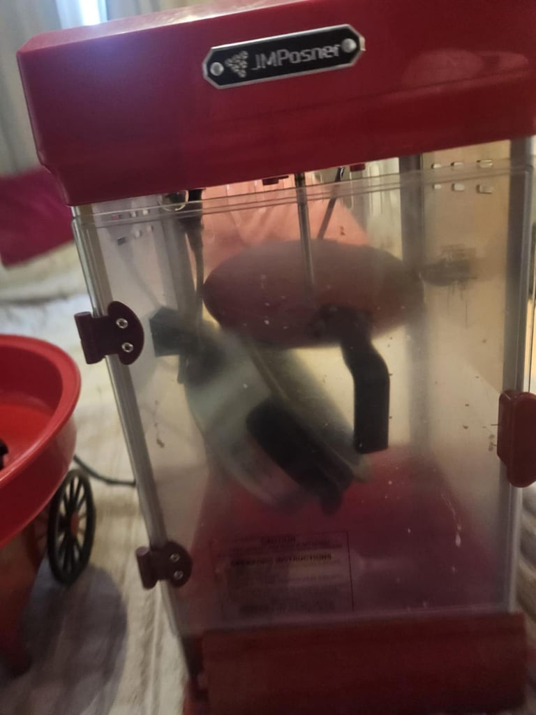 Popcorn and candyfloss machines