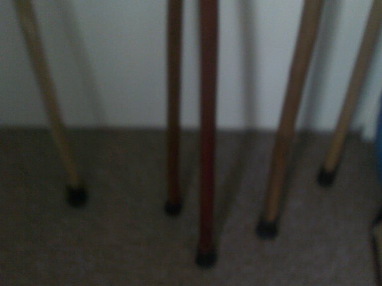 5 WOODEN WALKING STICKS   BUYER COLLECTS  £5 each