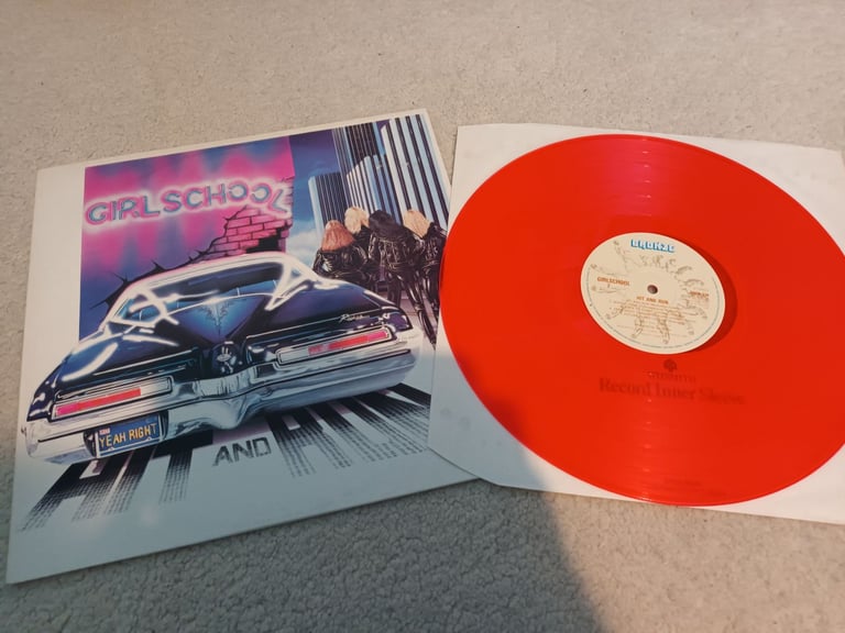image for GIRLSCHOOL ALBUM - HIT AND RUN LIMITED EDITION VINYL