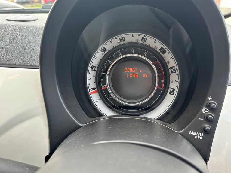 Low Miles! Fiat, 500, Hatchback, 2011, Manual, 1242 (cc), 3 doors