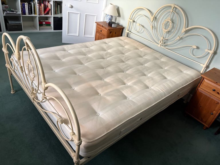 image for King size iron bed from Feather and Black (Iron Bed Company)