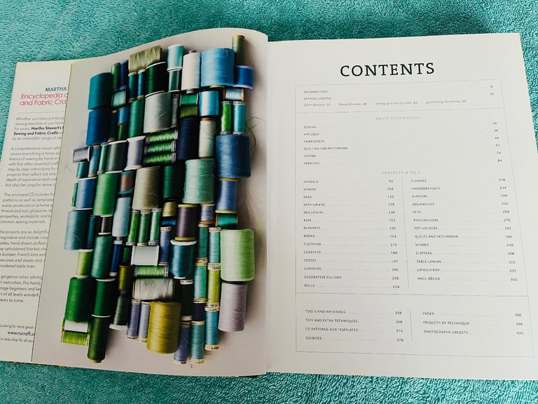 Encyclopaedia book & CD. of Sewing and Fabric Craft Book.