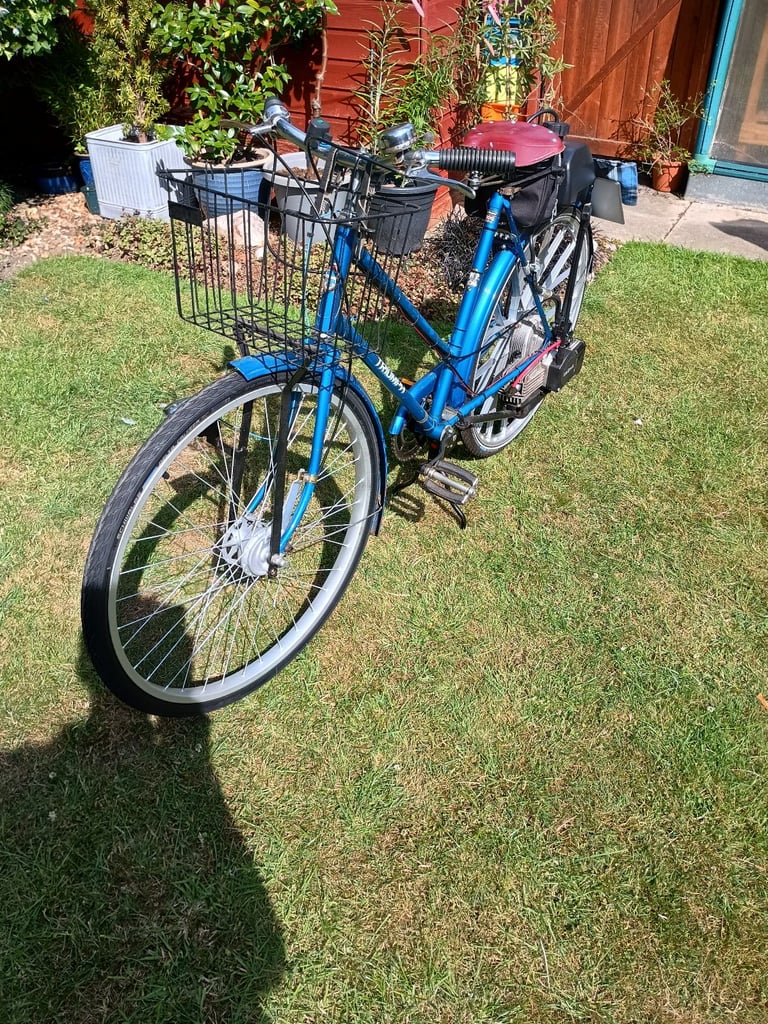 1977 Triumph Roadmaster cyclemotor.