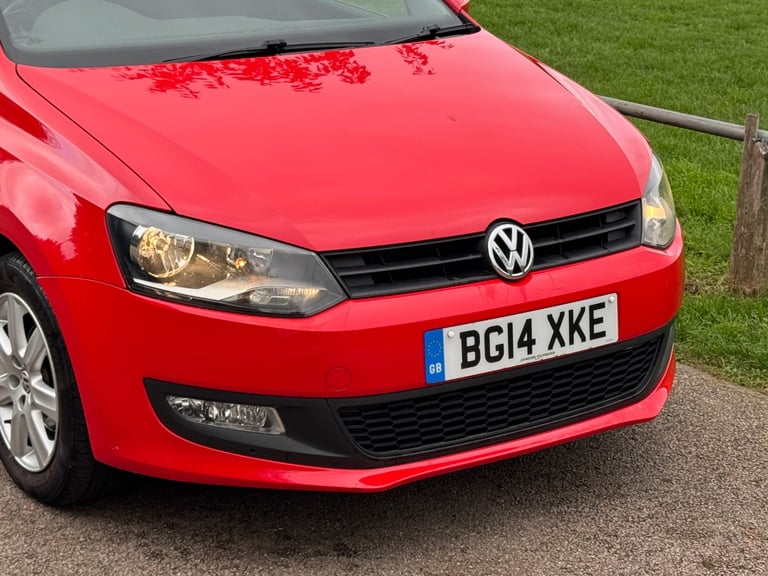 VOLKSWAGEN POLO 1.2 MATCH 60 MANUAL 5DR HATCHBACK 2014 [14] RED
