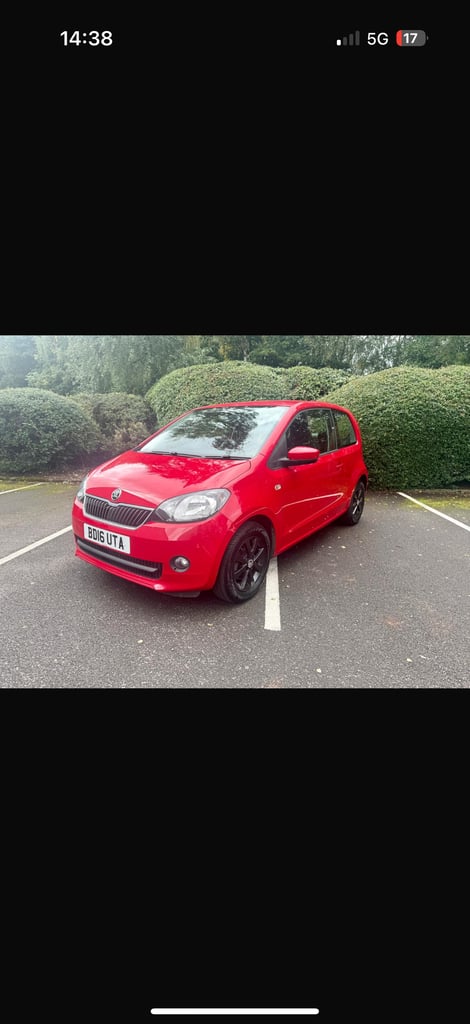 2016 Skoda Citigo 1.0 MPI 75 GreenTech SE L 3dr HATCHBACK Petrol Manual