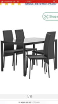 LIDO GLASS DINING TABLE & CHAIR