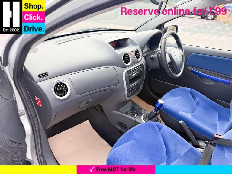 2006 Citroen C2 1.1i SX Hatchback 3dr Petrol Manual (138 g/km, 59 bhp) HATCHBACK Petrol Manual