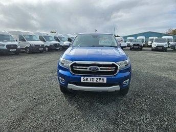 2020 ON 70 PLATE FORD RANGER LIMITED 4X4 170BHP DOUBLE CAB PICKUP AUTOMATIC ULEZ