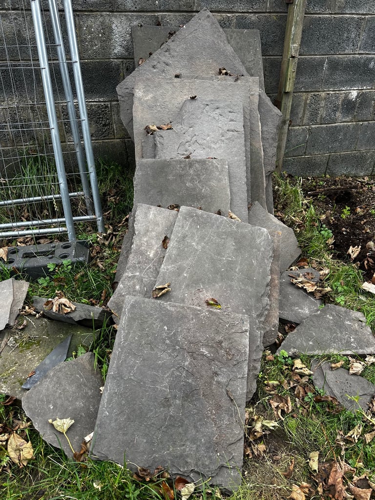 Slate reclaimed slabs 