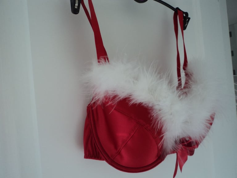 Brand new red 'Christmas' style bra.
