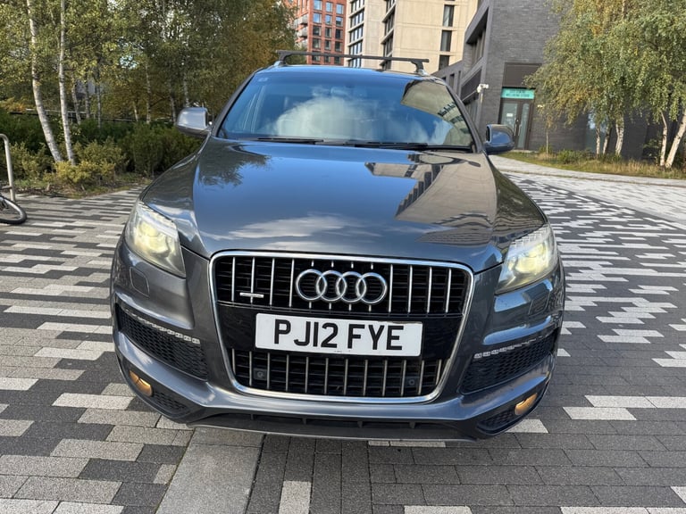 2012 AUDI Q7 3.0 TDI QUATTRO S LINE TIPTRONIC AUTO DIESEL 7 SEATER 5dr GREY 