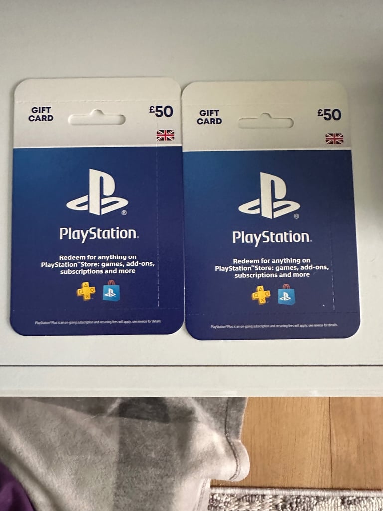 image for Play station gift cards 