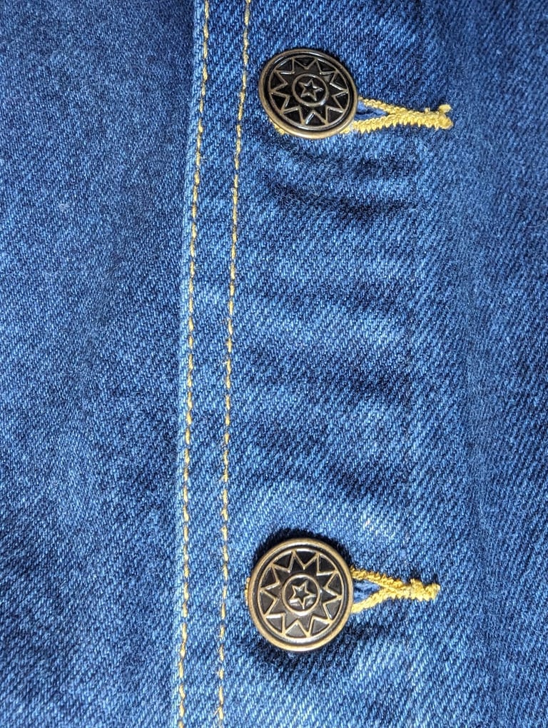 1980's ORIGINAL VINTAGE DENIM SKIRT!