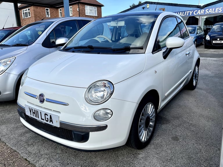 2011 Fiat 500 1.2 Lounge Hatchback 3dr Petrol Manual Euro 5 (s/s) (69 bhp)