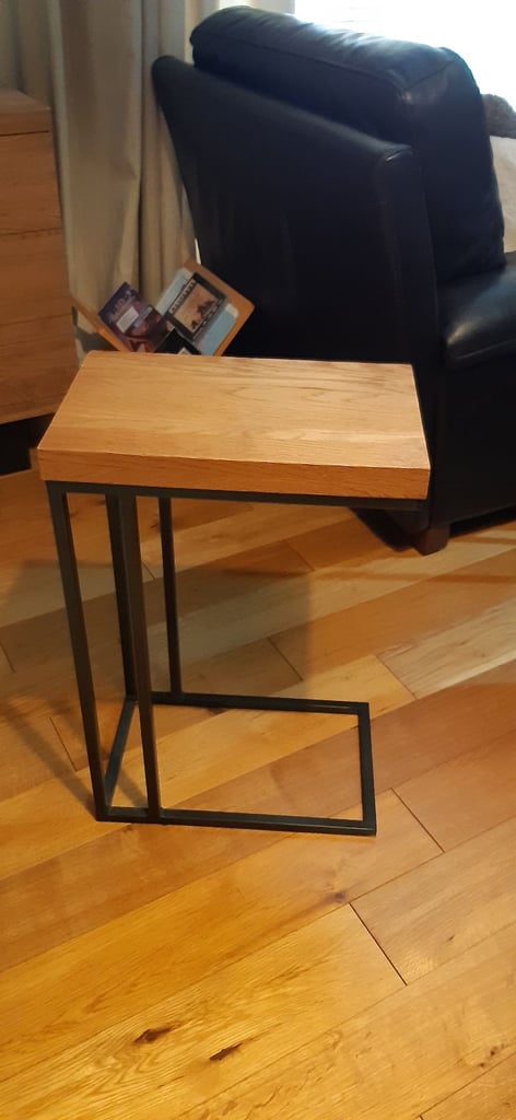 image for John Lewis Calia Sofa Side Table, Solid Oak