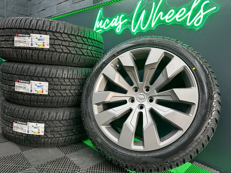 22” Urban WX-1 Grey Sawblade Alloy Wheels - Land Rover Defender 90 / 110 L663 & NEW Yokohama AT’s!