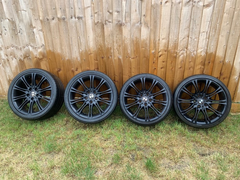 image for BMW 18 inch gloss black wheels