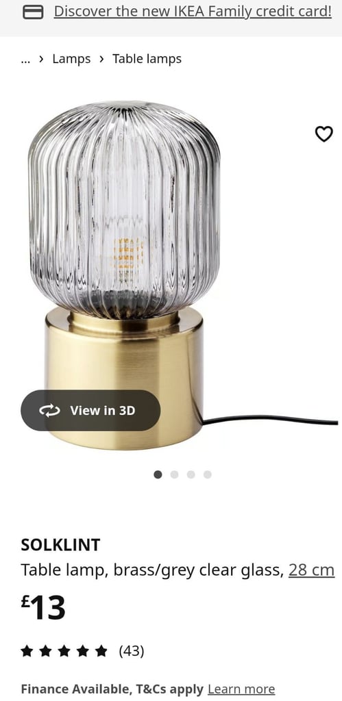 image for Bedside Lamp for sale